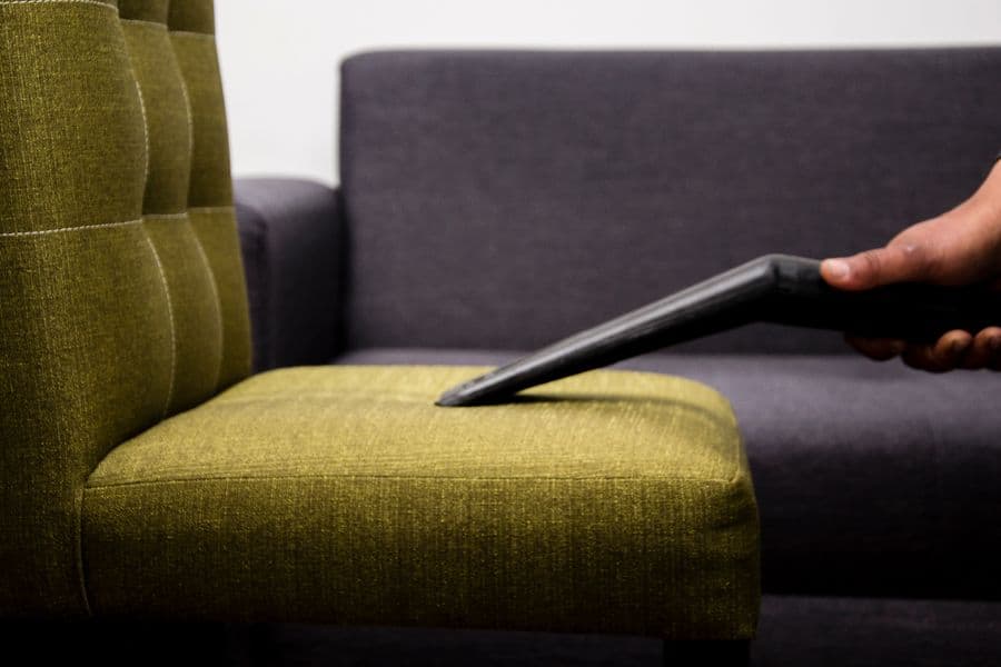Fabric sofa cleaning